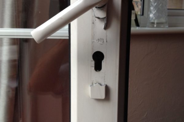 Broken PVC Door handle