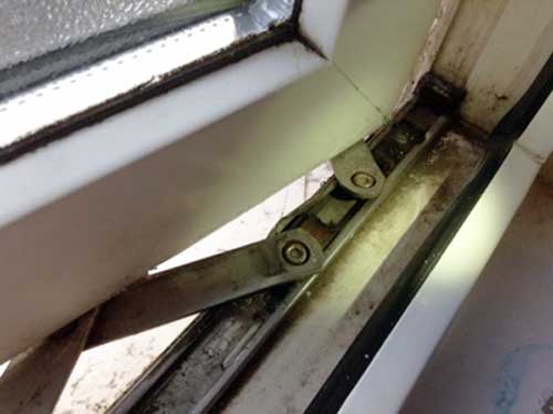 PVC Window Hinge Replacement